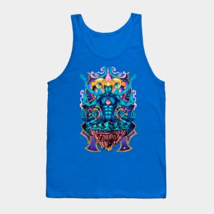 Psychedelic Meditating God Tank Top